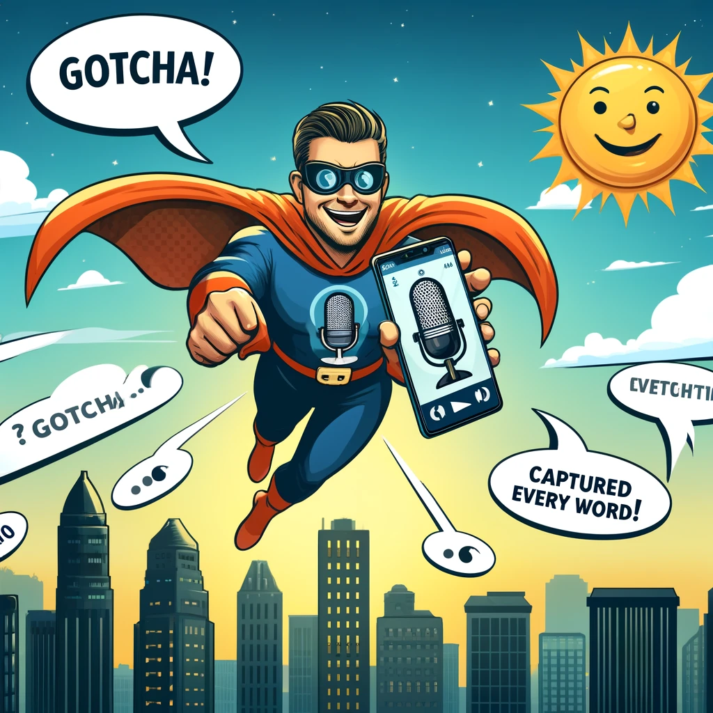 Imagine a world where your call recording app dons a cape and saves the day, one recorded conversation at a time—superhero style!