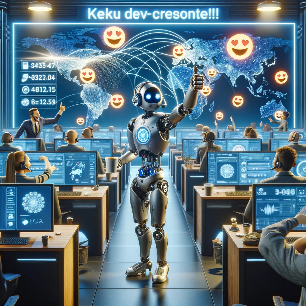 At KeKu, even our robots get in on the action, proving that customer service automation can be as joyful as it is efficient.
