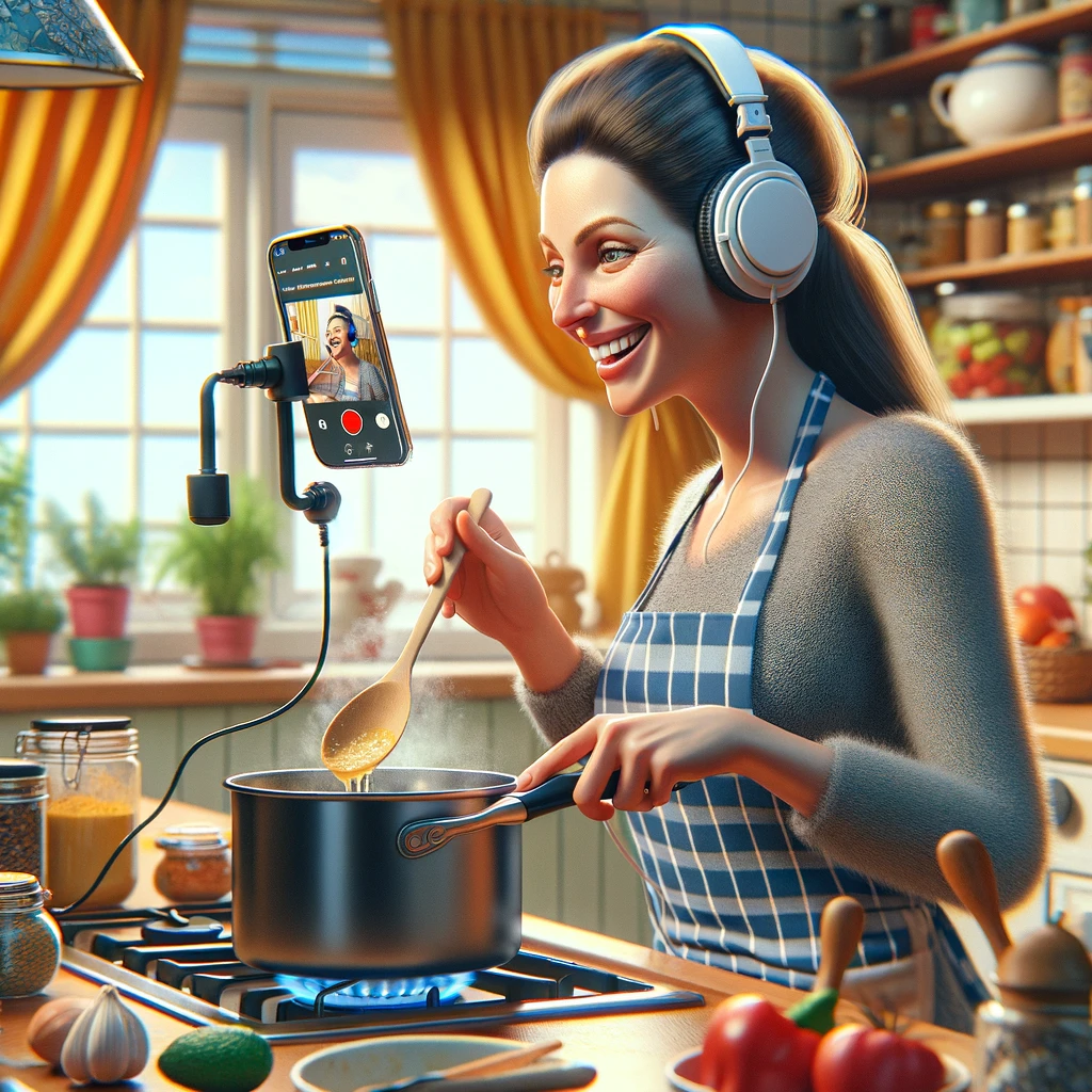 I can record a phone call while cooking and listen to voice memos while eating