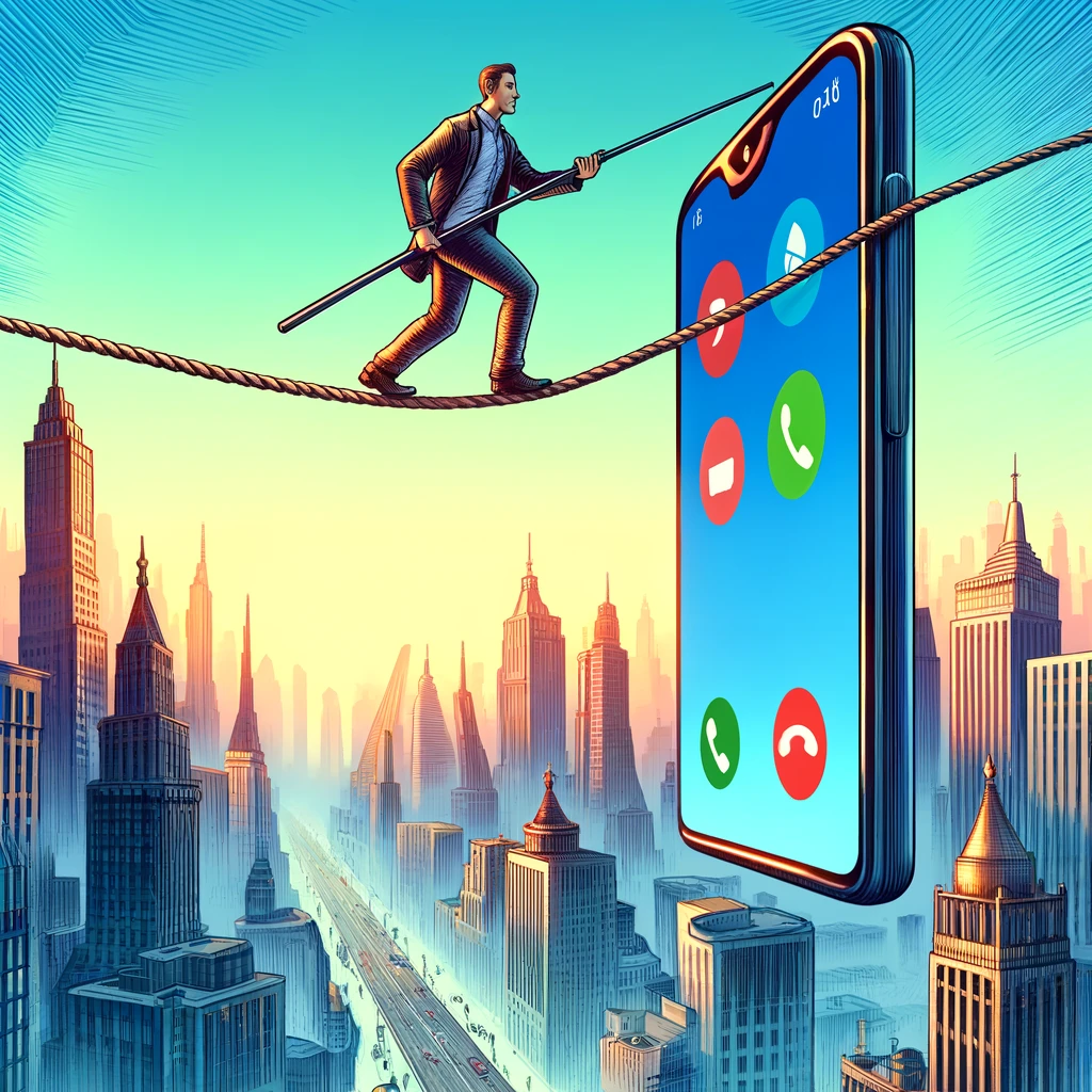Ever feel like you're walking a tightrope without a net? That's making calls without KeKu's iPhone call recorder in today's business circus.