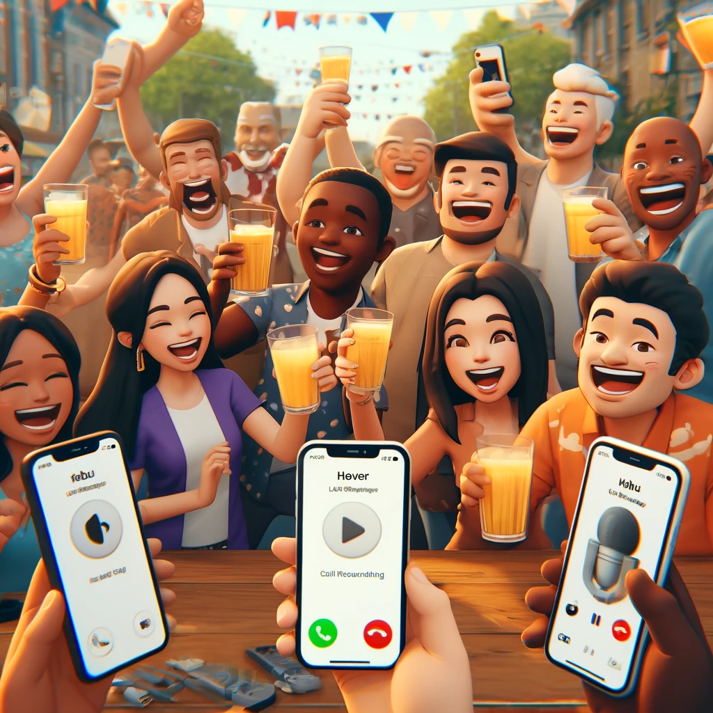 Here's to the KeKu community! Cheers with your iPhones, where every call saved by our recorder is another reason to celebrate in every corner of the globe.