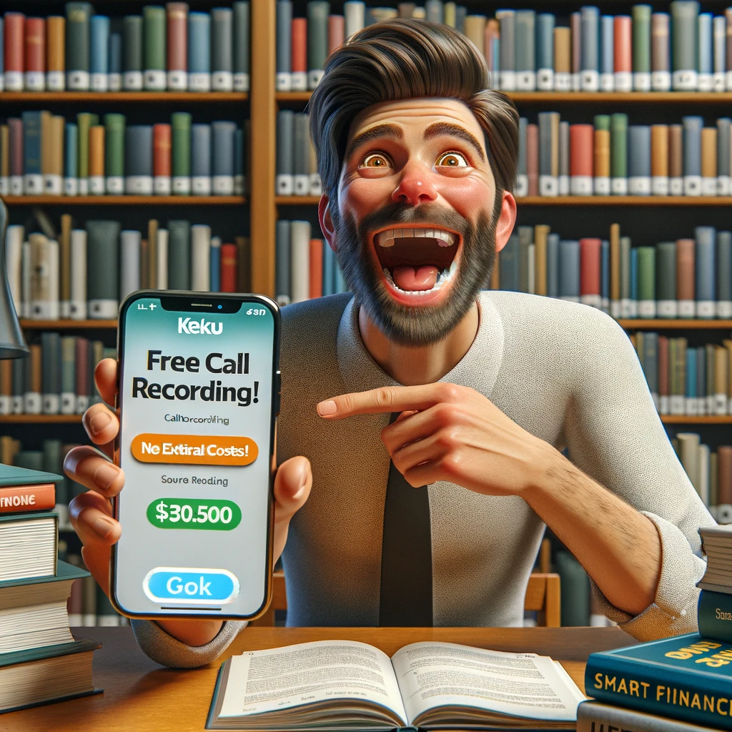 Record phone calls without spending a dime? Only with KeKu — because the best things in life (and apps) are free!