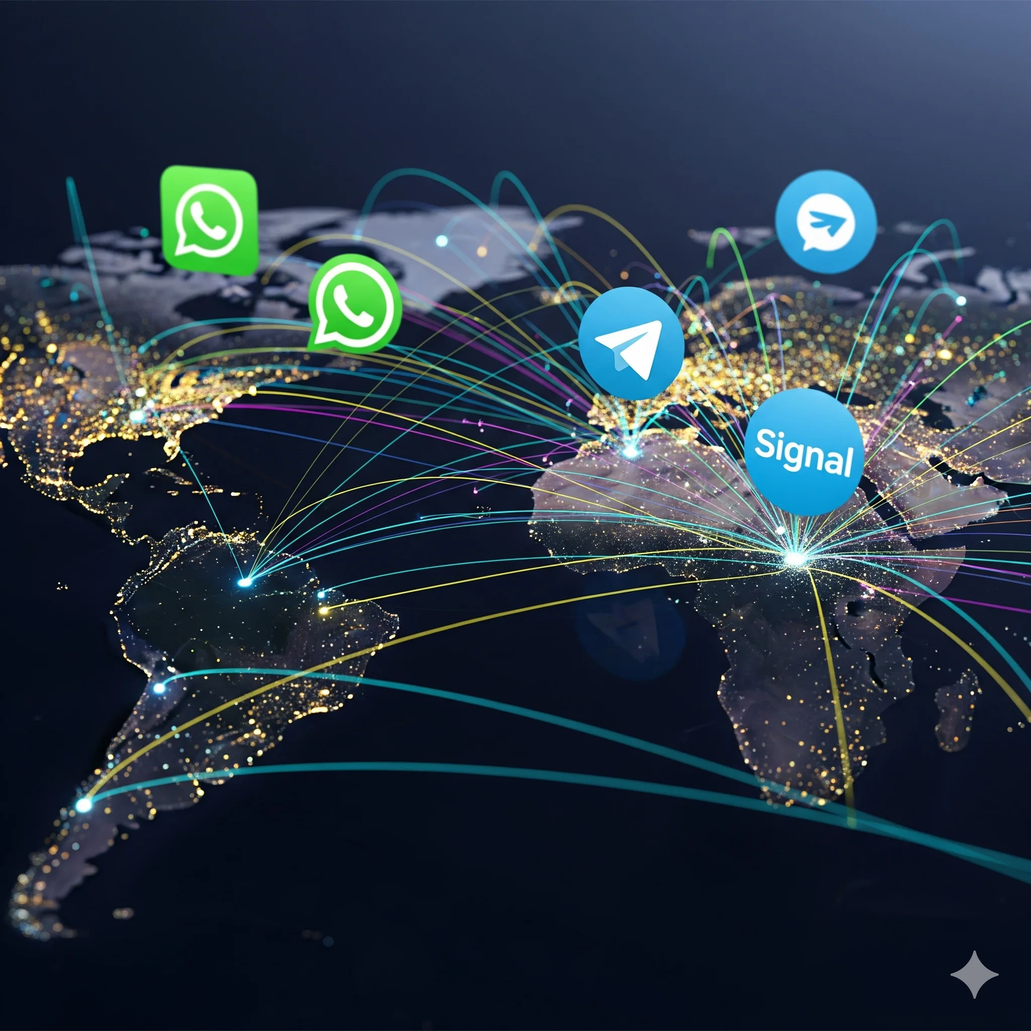 Messaging Apps for International Communication - WhatsApp, Telegram, Signal global network